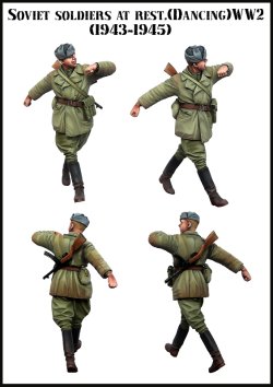 画像2: エボリューション[EM-35133]1/35　WWII休息中のソビエト兵士(3)音楽に誘われて 1944〜45