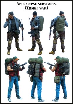 画像2: エボリューション[EM-35143]1/35　秩序無きこの世を生きる元PMC(FPSゲームキャラクター)