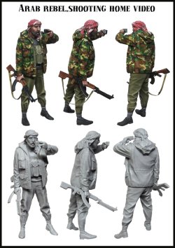画像2: エボリューション[EM-35145]1/35　現用アラブ人ゲリラ  ビデオ撮影するゲリラ