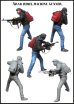 画像2: エボリューション[EM-35146]1/35　現用アラブ人ゲリラ 援護射撃するガンナー (2)