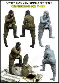 画像2: エボリューション[EM-35164]1/35　WWIIロシア赤軍 周囲を見渡す戦車兵長