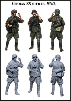画像2: エボリューション[EM-35174]1/35　WWIIドイツ武装SS士官 応戦せよ