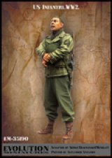 エボリューション[EM-35190]1/35　WWIIアメリカ陸軍兵士 検分を見守る伍長