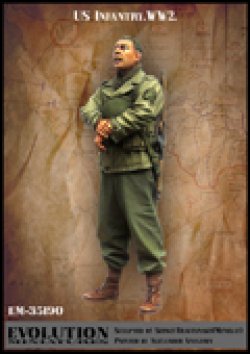 画像1: エボリューション[EM-35190]1/35　WWIIアメリカ陸軍兵士 検分を見守る伍長