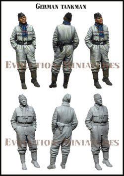 画像2: エボリューション[EM-35194]1/35　WWIIドイツ陸軍 マフラーを巻いた戦車兵長