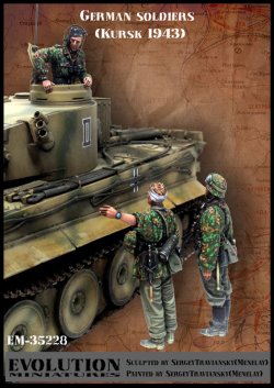 画像1: エボリューション[EM-35228]1/35 ドイツ擲弾兵&戦車指揮官 最後の打合せ クルスク1943(3体セット)
