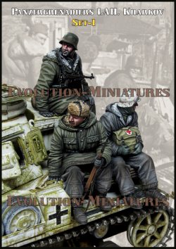 画像1: エボリューション[EM-35250]1/35 WWII ドイツ SS師団LAHの装甲擲弾兵 ハリコフ戦 セット1(3体入)