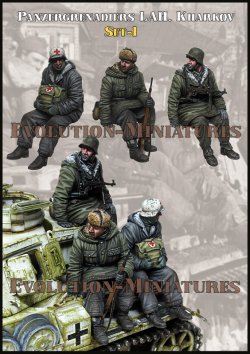 画像2: エボリューション[EM-35250]1/35 WWII ドイツ SS師団LAHの装甲擲弾兵 ハリコフ戦 セット1(3体入)