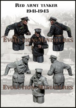画像1: エボリューション[EM-35256]1/35 WWII 露/ソ 赤軍戦車兵 指揮官 1941-1943