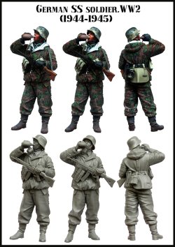 画像2: エボリューション[EM-35119]1/35　WWIIドイツ武装SS擲弾兵 給水する下士官1944〜45