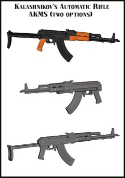 画像2: エボリューション[EMA-35014]1/35　現用ロシア AKS自動小銃(ストック位置2種類入)