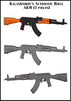 画像2: エボリューション[EMA-35016]1/35　現用ロシア AKM(2個セット)