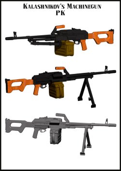 画像2: エボリューション[EMA-35017]1/35　現用ロシア PK機関銃