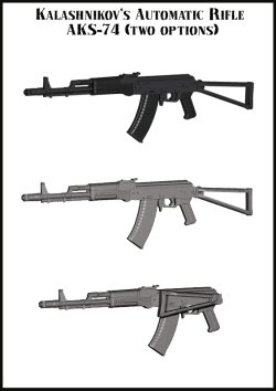 画像2: エボリューション[EMA-35021]1/35　現用ロシア AKS(ストック位置2種類入)