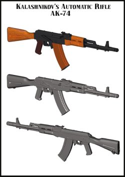 画像2: エボリューション[EMA-35022]1/35　現用ロシア AK-74(2個入)