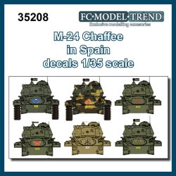 画像2: FC★MODEL[FC35208]1/35 M-24チャーフィー用デカール（スペイン軍仕様）