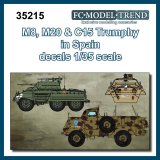 FC★MODEL[FC35215]1/35 アメリカ　M８＆M20装甲車デカール（スペイン軍仕様）