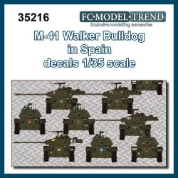 画像2: FC★MODEL[FC35216]1/35 M-41ウォーカーブルドック用デカール（スペイン軍仕様）