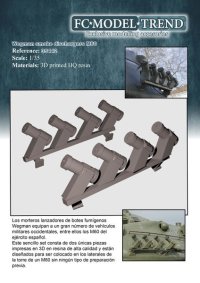 FC★MODEL[FC35442]1/35 M60パットン用スモークディスチャージセット