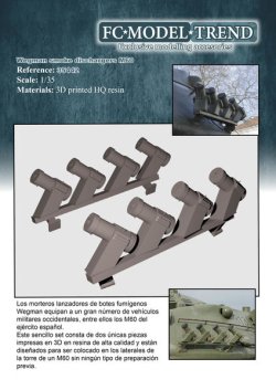 画像1: FC★MODEL[FC35442]1/35 M60パットン用スモークディスチャージセット