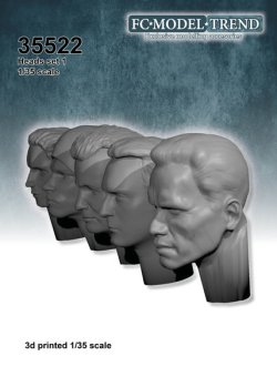 画像1: FC★MODEL[FC35522]1/35 成人男性ヘッドセットNO.1