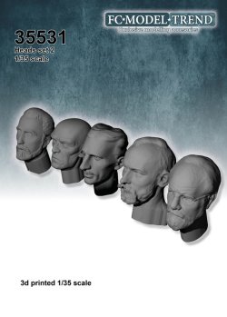 画像1: FC★MODEL[FC35531]1/35 成人男性ヘッドセットNO.2