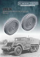 FC★MODEL[FC35536]1/35 M2/M3ハーフトラック用指向性タイヤセット