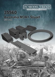 画像1: FC★MODEL[FC35560]1/35 M3A1スチュアート用改造セット (1)