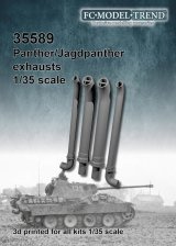 FC★MODEL[FC35589]1/35 パンター・ヤークトパンター用エキゾーストマフラー