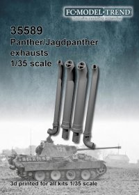 FC★MODEL[FC35589]1/35 パンター・ヤークトパンター用エキゾーストマフラー