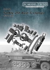 FC★MODEL[FC35592]1/35 Sd.Kfz251C型ハーフトラック用クランプセット