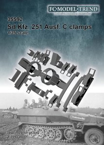 画像1: FC★MODEL[FC35592]1/35 Sd.Kfz251C型ハーフトラック用クランプセット (1)