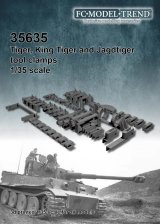 FC★MODEL[FC35635]1/35 ドイツ軍ティーガーI・キングタイガー用ツールクランプセット