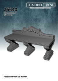 FC★MODEL[FC35640]1/35 石製ベンチ2