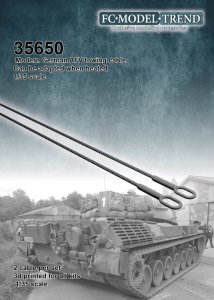 画像1: FC★MODEL[FC35650]1/35 現用ドイツ連邦軍AFV用牽引ケーブルセット (1)