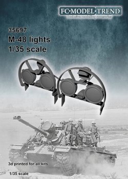 画像1: FC★MODEL[FC35697]1/35 M-48パットン用ライトセット