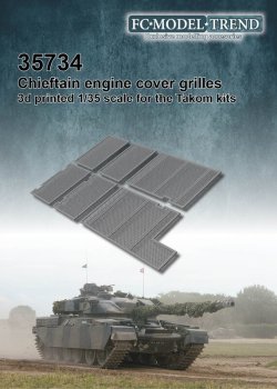 画像1: FC★MODEL[FC35734]1/35 チーフテン用メッシュグリルセット