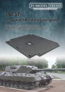 画像1: FC★MODEL[FC35737]1/35 レオパルド1A3/4用エンジングリルセット (1)