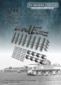 FC★MODEL[FC35744]1/35 M4シャーマン用ツールクランプセット