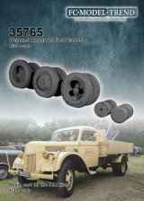 FC★MODEL[FC35765]1/35 フォードV3000S用タイヤセット（ICM用）