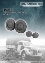 FC★MODEL[FC35766]1/35 フォードウマルティア用タイヤセット（ICM用）