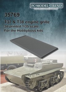 画像1: FC★MODEL[FC35769]1/35 T37＆T38エンジングリルセット（ホビーボス用） (1)