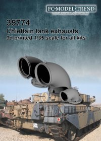 FC★MODEL[FC35774]1/35 チーフテン用エキゾーストマフラー