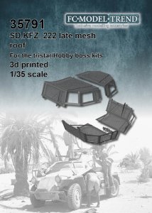 画像1: FC★MODEL[FC35791]1/35　Sd.Kfz.222用メッシュルーフ（後期型） (1)