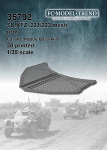 画像1: FC★MODEL[FC35792]1/35 Sd.Kfz. 221/223用メッシュルーフセット（ホビーボス用） (1)