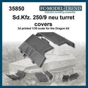 画像1: FC★MODEL[FC35850]1/35　Sd.Kfz.250/9用ターレットカバーセット（ドラゴン用） (1)