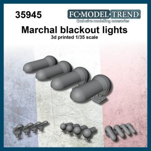 画像1: FC★MODEL[FC35945]1/35　フランス軍マーシャルブラックアウトライトセット (1)