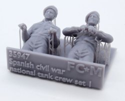 画像4: FC★MODEL[FC35947]1/35 スペイン軍タンククルーセット1