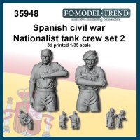 FC★MODEL[FC35948]1/35 スペイン軍タンククルーセット2