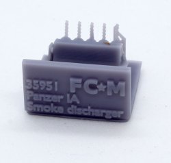 画像3: FC★MODEL[FC35951]1/35 I号戦車A型用スモークキャンドルランチャーセット